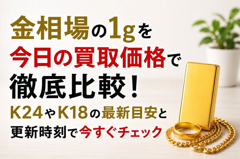 金相場 1g 今日 買取価格