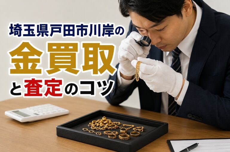 埼玉県戸田市川岸　金買取