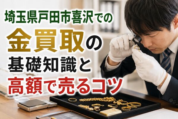 埼玉県戸田市喜沢　金買取