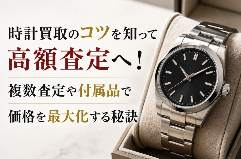 時計買取 コツ