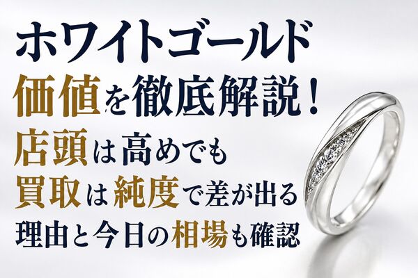 ホワイトゴールド価値
